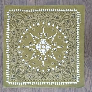Artisan Collage Joshua Tree Green Screen Printed 100% Cotton Bandana